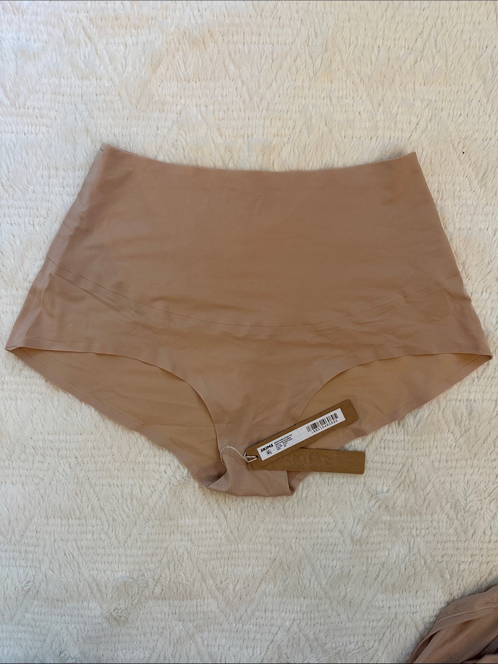 SKIMS High-Waisted Smoothing Brief in Clay